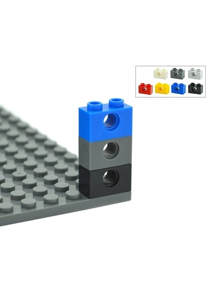 Teknik Yapı Bloğu Moc Kombinasyonu Çivili Uzun Kirişli Delikli Kalın Tuğlalar Leduo 3703 32018 3895 2730 3894 3701 3700 (Yurt Dışından)