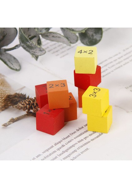 Montessori Eğitici Ahşap Oyuncaklar Çocuklar Için Çocuk Oyuncakları 99 Çarpma (Yurt Dışından)