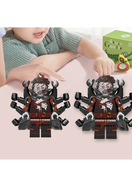 Minifigure Blokları Masaüstü Süsleme Korku Zombi Şekil Yapı Taşları Oyuncak (Yurt Dışından)