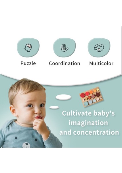Takım Montessori Oyuncakları Sıralama ve Istifleme Yapı Taşları Oyuncak Gıda Sınıfı Silikon 1 Ila 3 Yaş Arası Erkek Kız Için Çocuk Günü Hediyesi (Yurt Dışından)