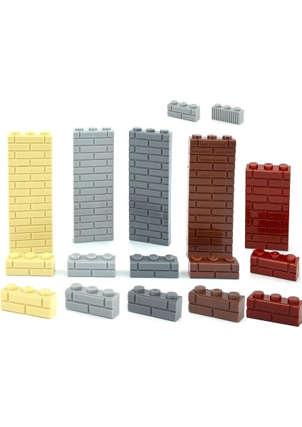 Şehir Arkadaşlar Duvar Figürleri Tuğla Dıy Inşaat Moc Yapı Taşları Kalın 1x2 1x3 1x4 L Nokta Uyumlu Leduo 98283 15533 (Yurt Dışından)