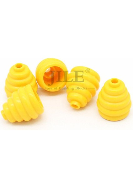 Moc Yapı Taşları Koni 2X2X1 2/3 Yığılmış Halkalar Arı Kovanı Pamuk Şeker Bal Tuğla Hayvan Ayı Uyumlu 35574 Montajları (Yurt Dışından)