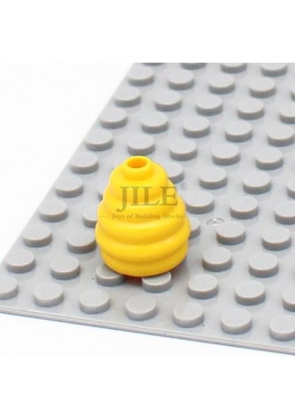 Moc Yapı Taşları Koni 2X2X1 2/3 Yığılmış Halkalar Arı Kovanı Pamuk Şeker Bal Tuğla Hayvan Ayı Uyumlu 35574 Montajları (Yurt Dışından)