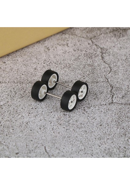 Takım Speedcg 1/64 Tekerlekler Kauçuk Lastik Parçaları ile Model Araba Yarış Aracı Oyuncak Mj (Yurt Dışından)