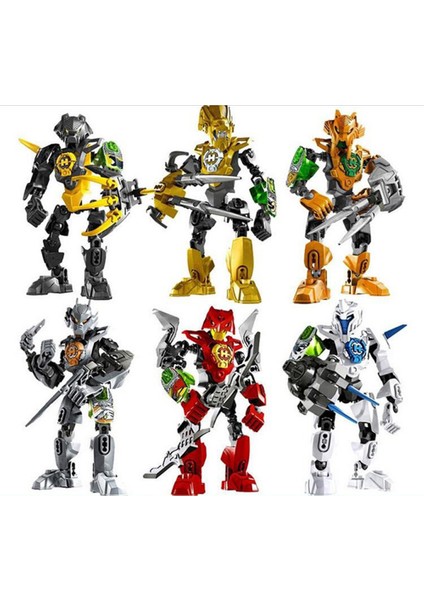 Gc Herofactory Yıldız Savaşçısı Askerler Yapı Taşları Montajlı Robot Figürleri Yapı Tuğlaları Hediyeler (Yurt Dışından)