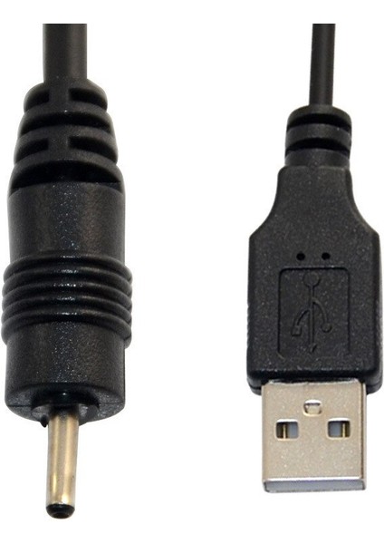 Usb2.0 A Erkek - 2mm Küçük Pin Fiş Spiral Sarmal Kablo Nokia Şarj Cihazı (Yurt Dışından)