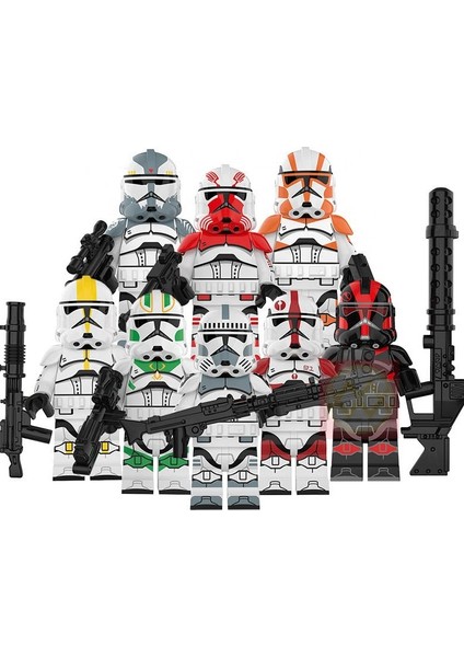 Gc Star Wars Minifigures Clonetroopers Blok Oyuncakları MODEL:XP331 (Yurt Dışından)