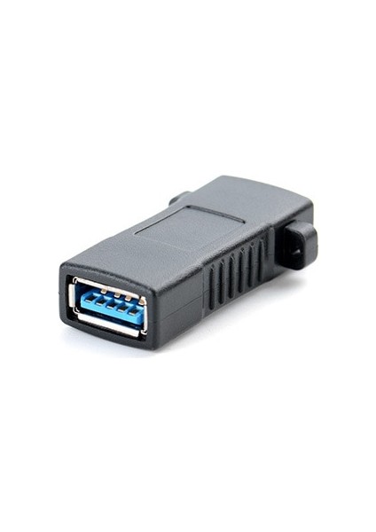 USB 3.0 Tip A Dişi - Dişi Konnektör Uzatma Kablosu Adaptörü, Sabitleme Delikli (Yurt Dışından)