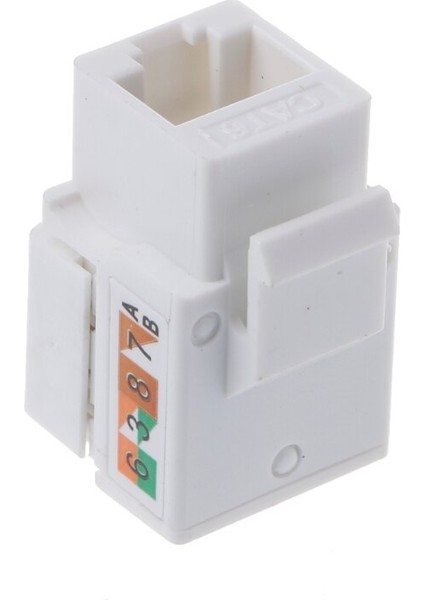 Cat6 Ağ Modülü Bilgi Soketi RJ45 Konnektör Adaptörü Keystone Jack R91A (Yurt Dışından)