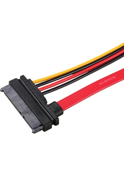 7 + 15 Pin Seri Sata Veri Güç Açılan Uzatma Kablosu 1 Adet Seri Güç Adaptörü Kablosu Sıcak Satış Ta Sata HDD Kablosuna (Yurt Dışından)