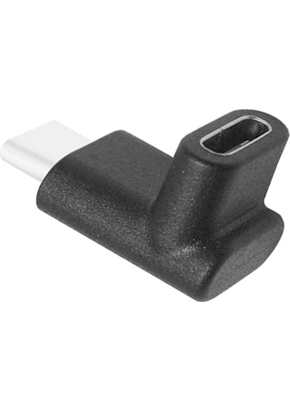 Usb-C Usb3.1 Tip C Erkek Dişi Adaptör Veri Şarj Dönüştürücü Konektörü 90 Derece Açı (Yurt Dışından)