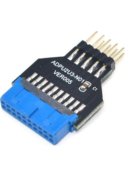 Pc Kasa Ön Usb3.0 19 Pin 20 Pin Dişi - Usb2.0 9 Pin Erkek Adaptör USB 3.0 19PIN /20PIN - USB 2.0 9pın Dönüştürücü Adaptör (Yurt Dışından)