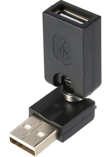 Yeni Esnek USB 2.0 Ses Adaptörü 360°SERBEST Döndürme USB Erkek - Dişi Döner Bükme Arayüzü (Yurt Dışından)