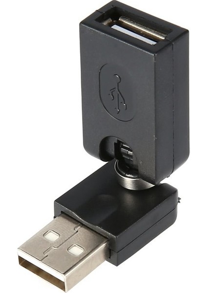 Yeni Esnek USB 2.0 Ses Adaptörü 360°SERBEST Döndürme USB Erkek - Dişi Döner Bükme Arayüzü (Yurt Dışından)