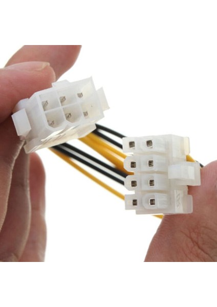 Cpu Ekran Kartı Için 6 Ila 8 Pin Pcı Express Güç Dönüştürücü Kablo Kablosu Konektörü (Yurt Dışından)