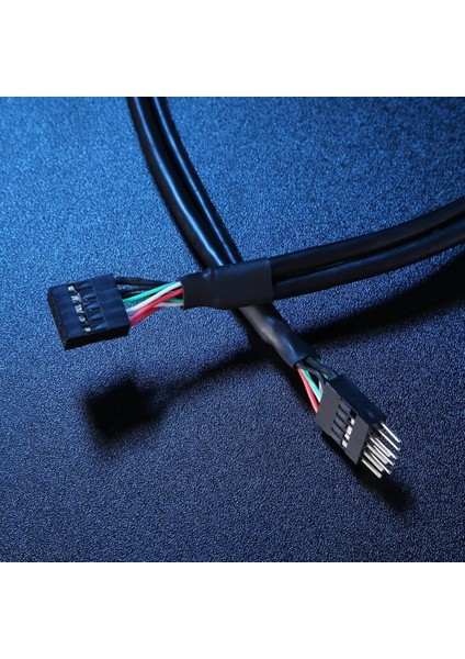 USB 2.0 9 Pin Erkek 9 Pin Dişi Adaptör Uzatma Kablosu Usb2.0 9pin M/f Çoğaltıcı Uzatma Kablosu Tel Hattı 50 Cm/19.68'' (Yurt Dışından)