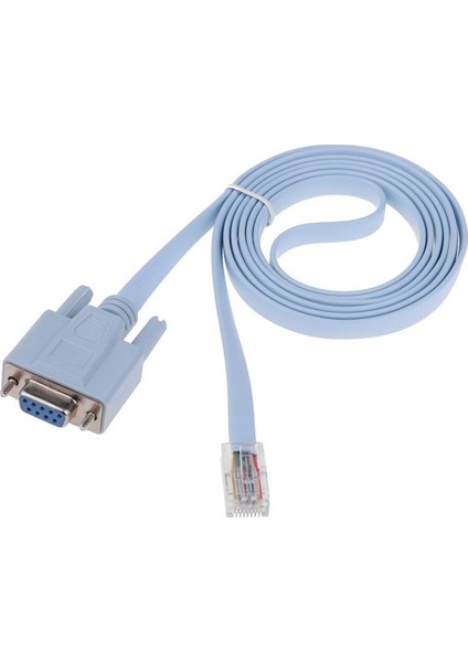 RJ45 Erkek Db9 RS232 Kadın 1.5 M 4.9ft Ağ Konsolu Kablo Adaptörü Dönüştürücü Cisco Anahtarı Yönlendirici Ağ 4.7 (Yurt Dışından)