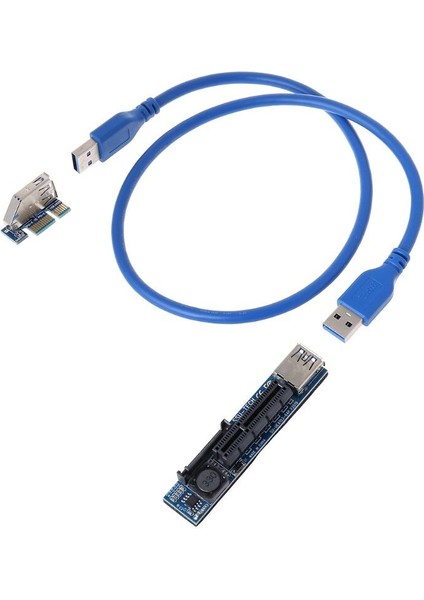 Karta Ekle Pcı Express USB 3.0 Adaptör Yükseltici Genişletici Pcıe Yükseltici Kart USB 3.0 Pcı-E Sata Pcı E Yükseltici Pcı Express X1 - X4 Yuvası (Yurt Dışından)