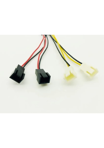 Bilgisayar Soğutma Fanı Güç Kabloları 4pin Molex 3pin Fan Güç Kablosu Adaptör Konnektörü 12 V * 2/5 V * 2 Cpu Pc Kasa Fanı Kabloları Yenı (Yurt Dışından)