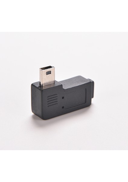 USB Mikro 5pin Dişi - Mini 5pin Erkek 90 Derece Açı Adaptörü Dönüştürücü (Yurt Dışından)