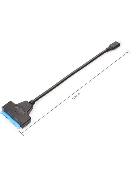 Laptop Connect 2.5 Için Sata - USB Tip C Adaptör Kablosu Dönüştürücü (Yurt Dışından)