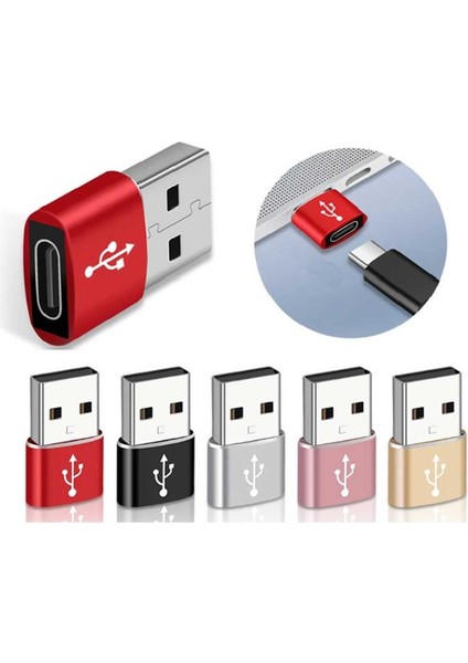 USB Otg Erkek Tip C Dişi Adaptör Dönüştürücü, Nexus 5X6P Oneplus 3 2 Usb-C Için Tip-C Kablo Adaptörü, Veri Şarj Cihazı (Yurt Dışından)