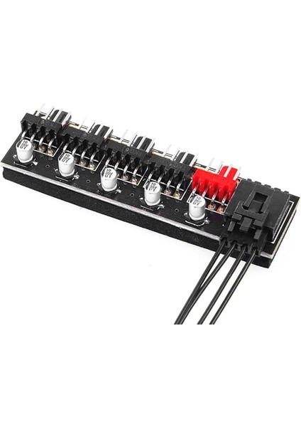 Port Pc Fan Hub Splitter Hız Kontrol Adaptörü 4 Pin Pwm Soğutucu Soğutma Fanı Bilgisayar Kabloları Konnektörleri Aksesuarları (Yurt Dışından)