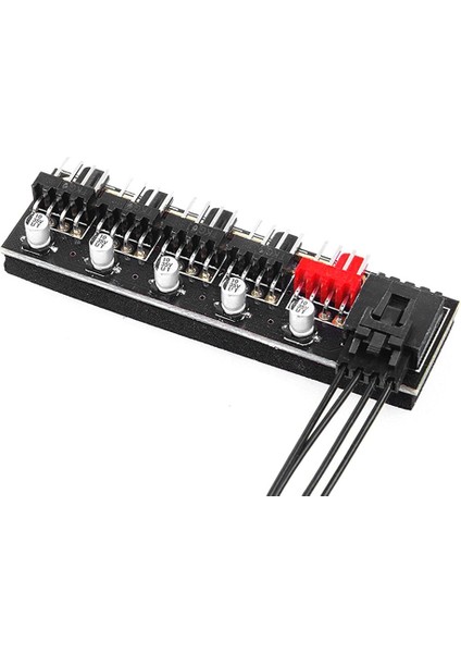 Port Pc Fan Hub Splitter Hız Kontrol Adaptörü 4 Pin Pwm Soğutucu Soğutma Fanı Bilgisayar Kabloları Konnektörleri Aksesuarları (Yurt Dışından)