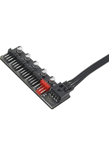 Port Pc Fan Hub Splitter Hız Kontrol Adaptörü 4 Pin Pwm Soğutucu Soğutma Fanı Bilgisayar Kabloları Konnektörleri Aksesuarları (Yurt Dışından)
