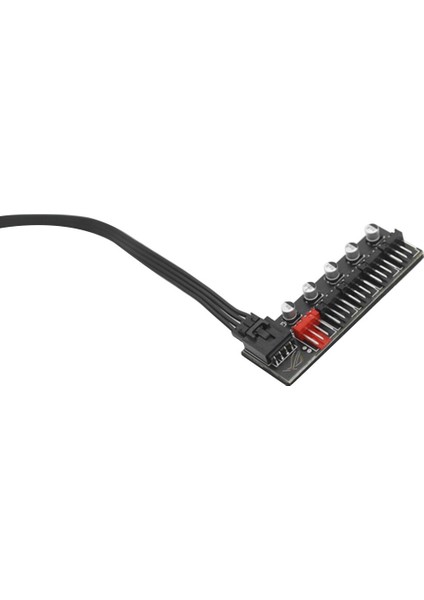 Port Pc Fan Hub Splitter Hız Kontrol Adaptörü 4 Pin Pwm Soğutucu Soğutma Fanı Bilgisayar Kabloları Konnektörleri Aksesuarları (Yurt Dışından)