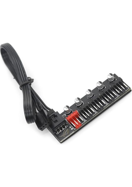 Port Pc Fan Hub Splitter Hız Kontrol Adaptörü 4 Pin Pwm Soğutucu Soğutma Fanı Bilgisayar Kabloları Konnektörleri Aksesuarları (Yurt Dışından)