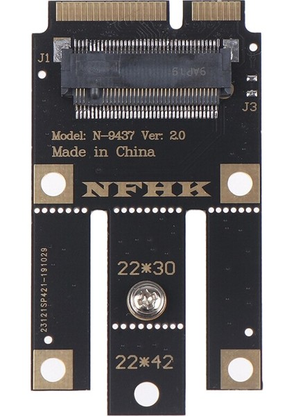 M.2 Ngff Anahtar A + E Anahtar A'dan Mini Pci-E Express Adaptörüne Wifi Kablosuz Kart Için (Yurt Dışından)