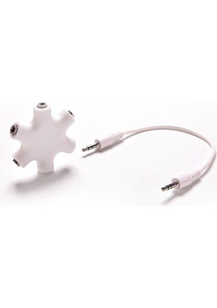 3.5mm Kulaklık Kulaklık Ses Ayırıcı 1 Erkek - 2 3 4 5 Dişi Bağlantı Noktası Kabloları (Yurt Dışından)