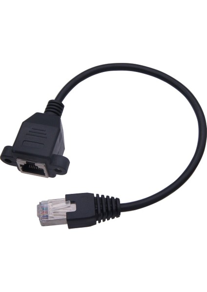 Kategori 5 Saf Bakır Ağ Kablosu RJ45 Erkek - Dişi Uzatma Kablosu, Kulaklı, Bükülmüş Korumalı (Yurt Dışından)
