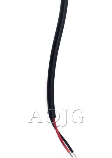 1 Adet Yüksek Kalite 70 cm Siyah Mini USB Erkek Fiş 2 Telli Güç Kablo Kordonu Soyulmuş Maksimum Akım 3A Ahududu Pasta Dıy (Yurt Dışından)