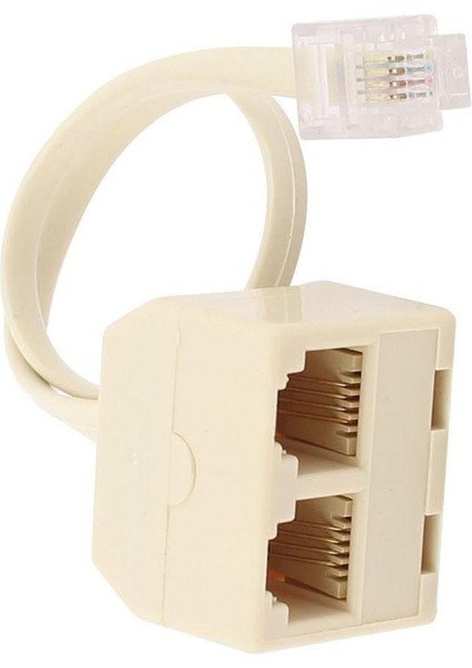 Soket RJ11 Splitter Adatper Konnektörü Ethernet Ağ Adaptörü RJ45 Splitter Kablo Cat5 Cat6 Lan 8P8C Dizüstü Bilgisayar Için Modüler Fiş (Yurt Dışından)