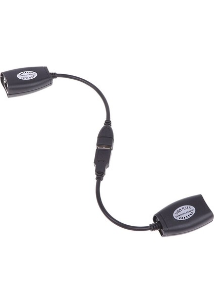 Tek RJ45 Ethernet CAT5E 6 Kablo Üzerinden USB Utp Genişletme Adaptörü 150FT'E Kadar (Yurt Dışından)