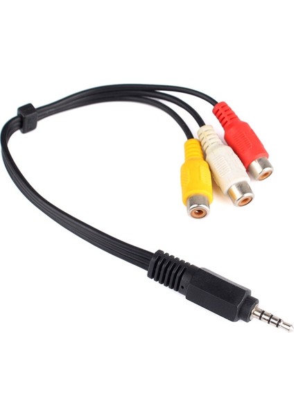 3.5mm Mini Av Erkek 3rca Dişi M/f Ses Video Kablosu Stereo Adaptör Kablosu Bc #54160 Rastgele Renk (Yurt Dışından)