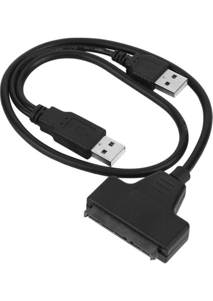 Yeni USB 2.0 Erkek - Sata 7 + 15P 22 Pin Kablo Adaptörü 2.5 Için (Yurt Dışından)