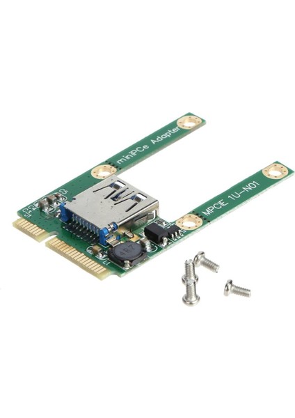 Mini Pcı-E USB 3.0 Pcı Express Adaptör Genişletme Kartı Dizüstü Bilgisayar Pcı Express Pcıe USB 3.0 Dönüştürücü Yükseltici Kart Adaptörü Pc Için (Yurt Dışından)