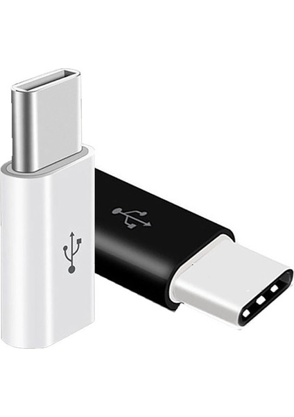 Mikro USB Dişi C Tipi Erkek Adaptör Için Xiaomi Mi 8 Redmi Not 7 Huawei P20 P30 Lite Oneplus 6 Samsung Galaxy A7 S8 Artı S9 (Yurt Dışından)
