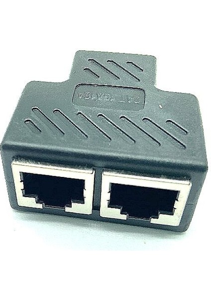 Ethernet Ağ Kablosu Adaptörü RJ45 Dişi Ayırıcı Çift Konnektör Genişletici Bölünmüş Kablo 1 Ila 2 Bağlantı Noktası Pc Yönlendirici Için Lan Bağlayıcı (Yurt Dışından)