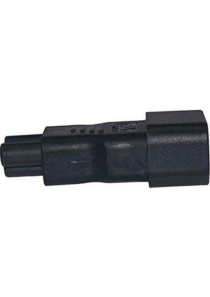 Iec 320 Adaptör C14 - C5 Iec Güç Adaptörü Iec Konektörü 3 Kutuplu Soket C14 - Yonca Yaprağı Fişi Micky C5 Düz Dönüştürücü (Yurt Dışından)