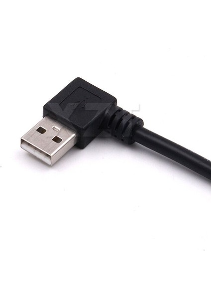 At Yüksek Kaliteli Sol/sağ Açılı 90 Derece USB 2.0 Tip A Erkek - Dişi USB Kablosu Uzatma Kablosu Kablosu (Yurt Dışından)