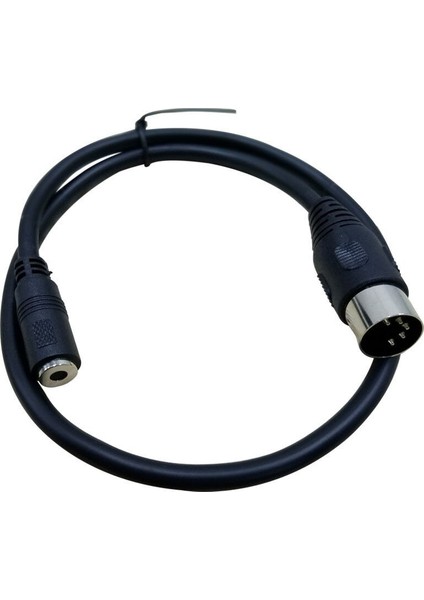 Dın - 3,5 mm Kablo, 50 cm 5 Pin Dın Fiş Erkek - 3,5 mm Dişi Smartphone Aux Kulaklık Stereo Jak Adaptörü Giriş Kablosu 0,5 M (Yurt Dışından)