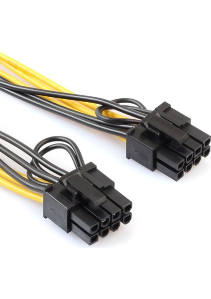 30CM Cpu 8pin'den Grafik Ekran Kartına Çift 8pin (6pin+2pin) Güç Kablosu (Yurt Dışından)