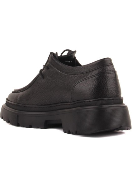 Sail Lakers - Siyah Deri Bağcıklı Kadın Günlük Ayakkabı fırsatları