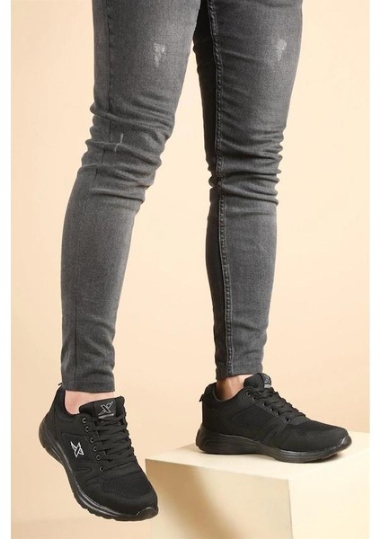 Xstep 020 Siyah Yazlık Günlük Rahat Unisex Spor Ayakkabı