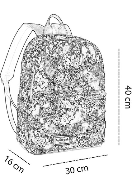 Silva Kadın Baskılı Kanvas Sırt Çantası indirimleri