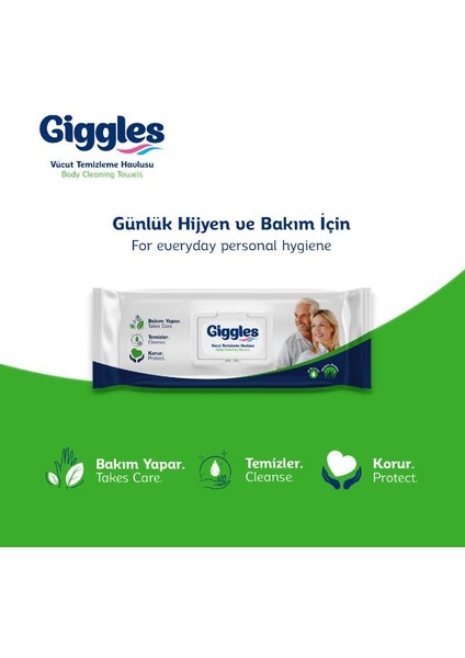 Giggles Vücut Temizleme Havlusu